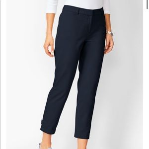 Talbots Navy Perfect Crop Chinos